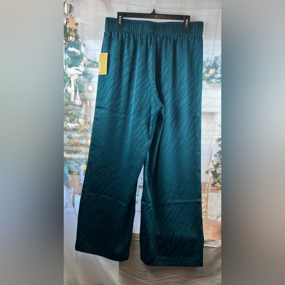 Michael Kors Size:L Women Wide Legs  Pull On Pants Luxe Teal - Picture 2 of 12